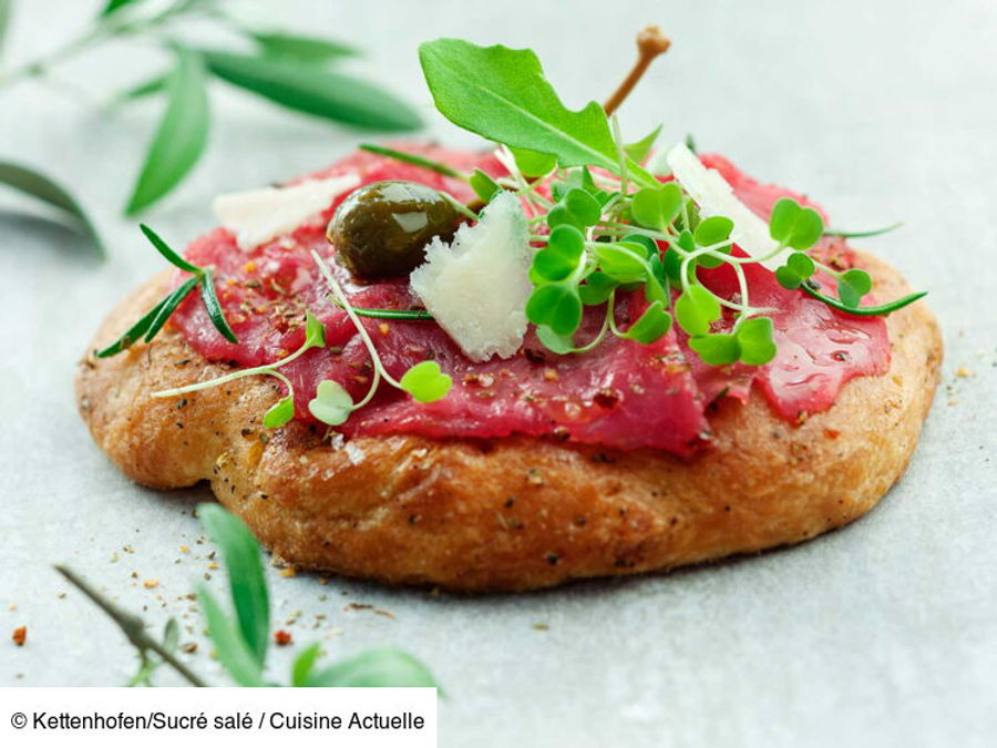Beef Carpaccio Mini Tart