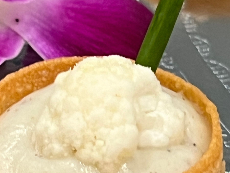Truffle Cauliflower mini tarte