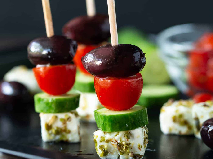 Greek salad Skewers